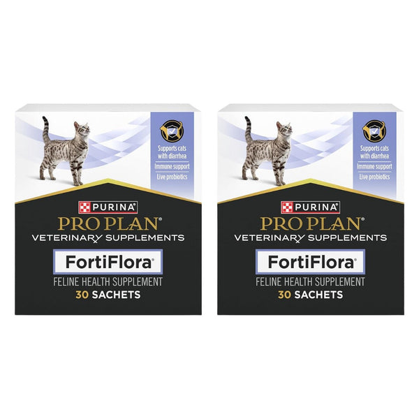 Purina Pro Plan Veterinary Supplements FortiFlora Cat Probiotic Supplement – 30 Count Box