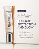 Alastin skincare product with text about sunscreen protection and features.