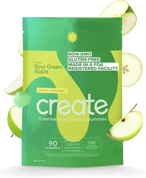 Creatine-Monohydrate-Gummies-for-Men-_-Women-sour green apple