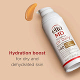 Elta MD skincare product with a hydration boost label on a beige background
