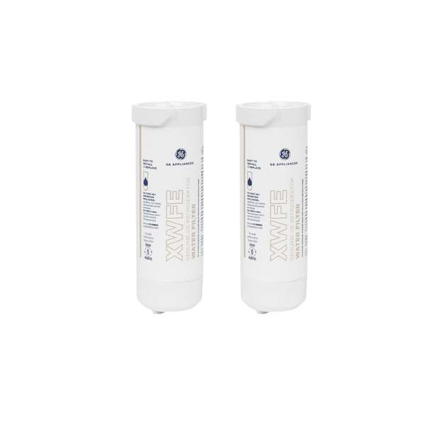 GE XWFE Refrigerator Water Filter, Genuine Replacement Filter, Certified to Reduce Lead, Sulfur, and 50+ Other Impurities, Replace Every 6 Months for Best Results