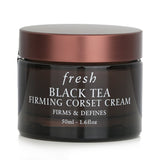 Jar of Fresh Black Tea Firming Corset Cream on a white background