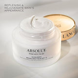 Lancé Absolue Premium βx sunscreen cream jar on a light background