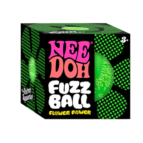 NeeDoh Fuzz Ball – Ultra Soft Sensory Stress Relief Fidget Toy (1 Random Color)