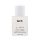 OUAI scalp serum bottle on a white background