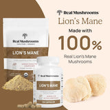 Real Mushrooms Lion’s Mane Capsules 120 Caps E.A