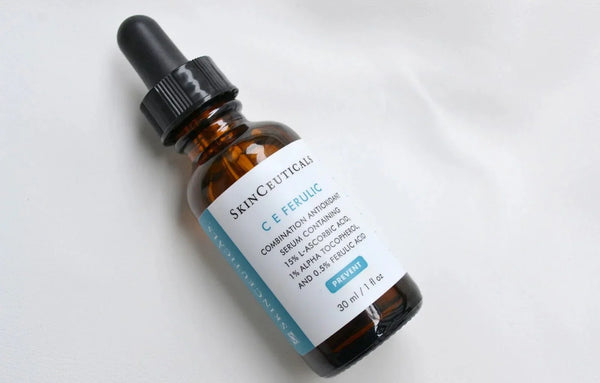 SkinCeuticals C E Ferulic skincare serum bottle on a white background