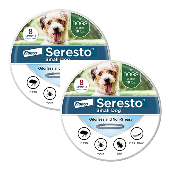 Seresto Small Dog Flea &amp; Tick Collar – 8 Months of Vet-Recommended Protection
