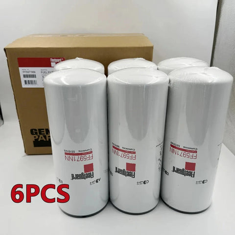 6PCS Fuel Filter FF5971NN 5575143 Fits HD Trucks W/Cummins Engine X15 14.9L