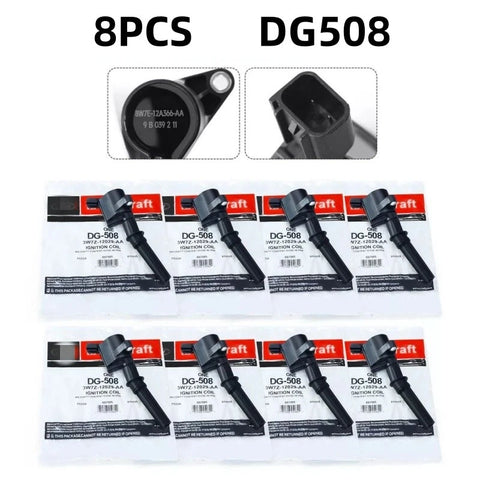 8 pcs DG508 Ignition Coil Set – OEM-Style Replacement for Ford V8 Engines (4.6L / 5.4L / 6.8L)