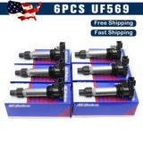6PC ACDELCO Ignition Coil D515C For G/M Chevrolet UF569 BSC1555 GN10494 12632479